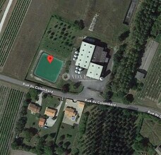 Angeac-Champagne - Vue aérienne  vue de carte