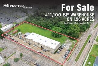 Plus de détails pour 414 W Tidwell Rd, Houston, TX - Industriel/Logistique à vendre