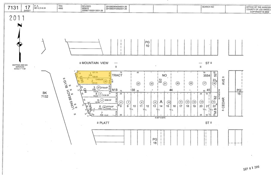 5264 Long Beach Blvd, Long Beach, CA à louer - Plan cadastral – Image 3 sur 15