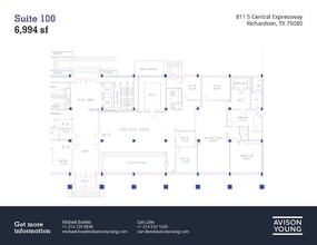 811 S Central Expy, Richardson, TX à louer Plan d’étage– Image 1 sur 2