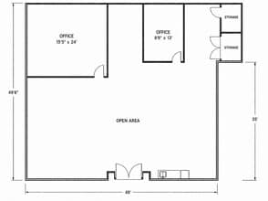 525 Cochrane Dr, Markham, ON à louer Plan d’étage– Image 2 sur 3
