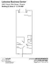 3001 S 35th St, Phoenix, AZ à louer Plan d’étage– Image 1 sur 1