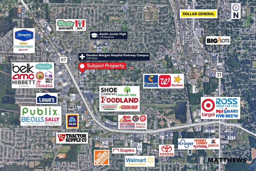 2215 Danville Rd SW, Decatur, AL à vendre - Photo de l’immeuble – Image 3 sur 3