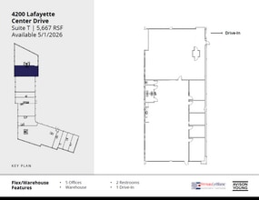 4230 Lafayette Center Dr, Chantilly, VA à louer Plan d’étage– Image 1 sur 1