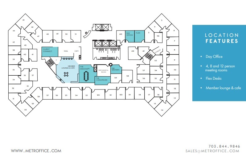 2 Wisconsin Cir, Chevy Chase, MD à louer Plan d’étage– Image 1 sur 1