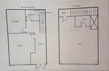 Local d'activités dans La Teste-de-Buch à vendre - Plan d’étage – Image 2 sur 5
