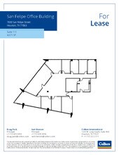 7880 San Felipe St, Houston, TX à louer Plan d’étage– Image 1 sur 1