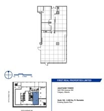 540 5th Ave SW, Calgary, AB à louer Plan d’étage– Image 1 sur 1