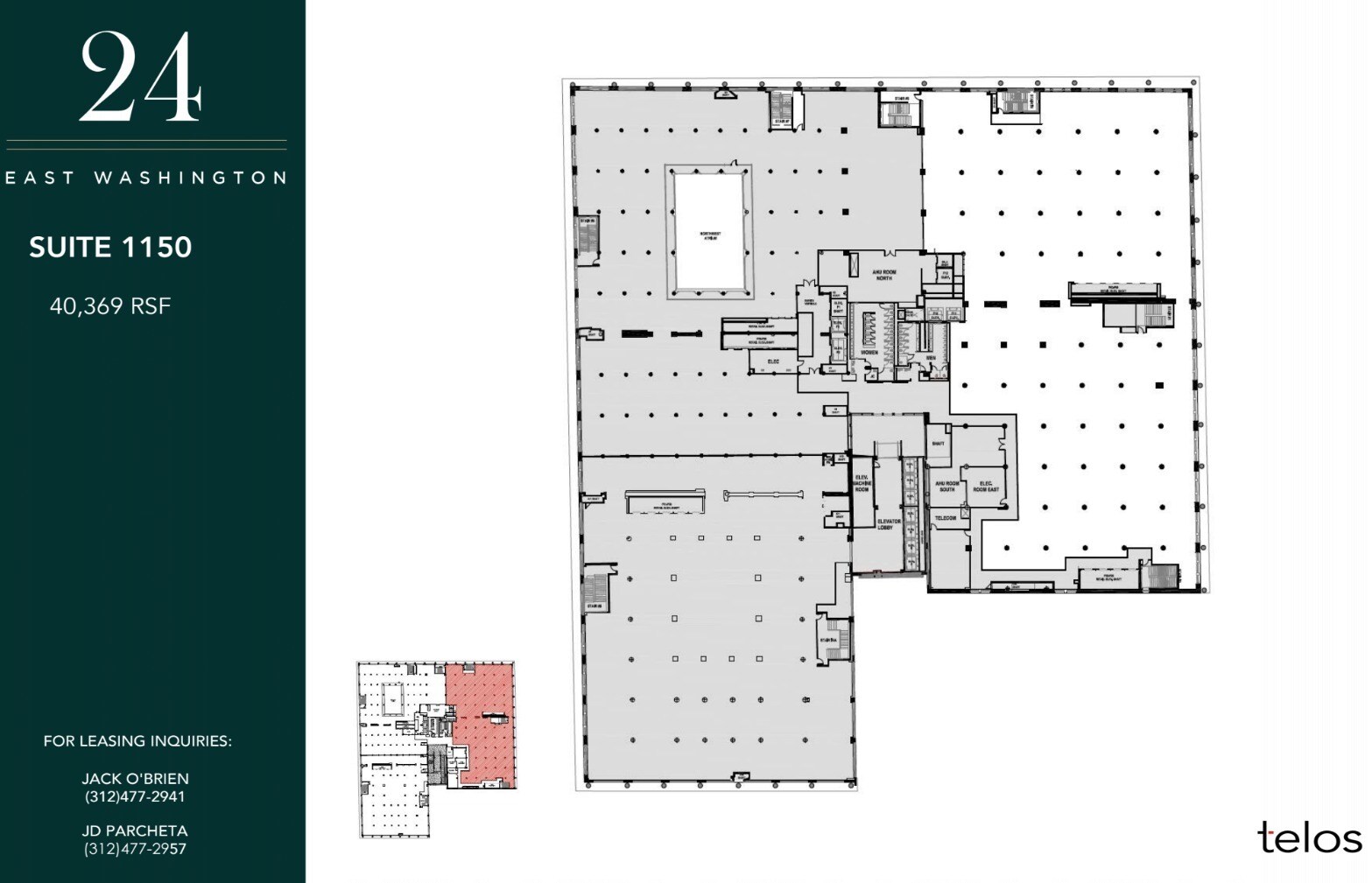 24 E Washington St, Chicago, IL à louer Plan d’étage– Image 1 sur 1