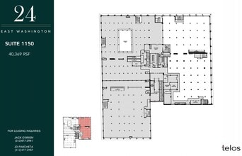 24 E Washington St, Chicago, IL à louer Plan d’étage– Image 1 sur 1