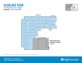 4141 Parklake Ave, Raleigh, NC à louer Plan d’étage– Image 1 sur 1