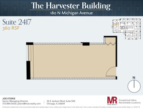 180 N Michigan Ave, Chicago, IL à louer Plan d’étage– Image 1 sur 1