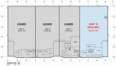 180-230 Messner Dr, Wheeling, IL à louer Plan d’étage– Image 1 sur 1