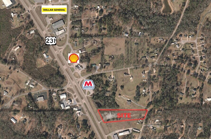 10606 N US 231 Hwy, Wetumpka, AL à vendre - Aérien – Image 2 sur 4
