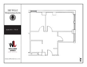 180 W Washington St, Chicago, IL à louer Plan d’étage– Image 1 sur 1