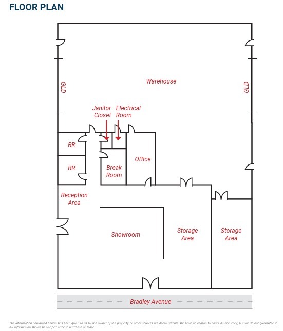 1000 W Bradley Ave, El Cajon, CA à louer Plan d’étage– Image 1 sur 1