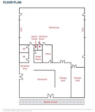 1000 W Bradley Ave, El Cajon, CA à louer Plan d’étage– Image 1 sur 1