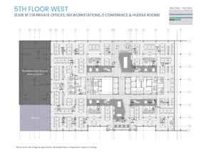 1301 K St NW, Washington, DC à louer Plan d’étage– Image 1 sur 1