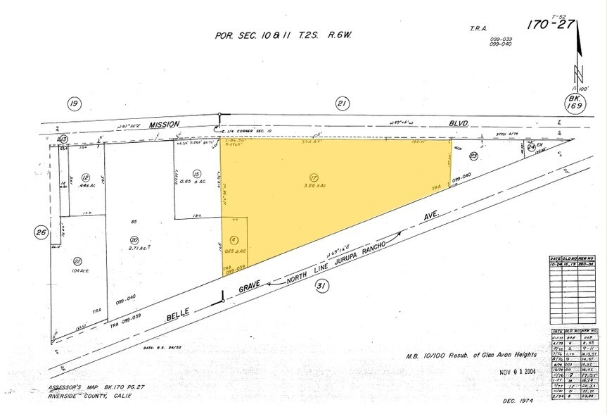 9300 Mission Blvd, Jurupa Valley, CA à vendre - Plan cadastral – Image 2 sur 3