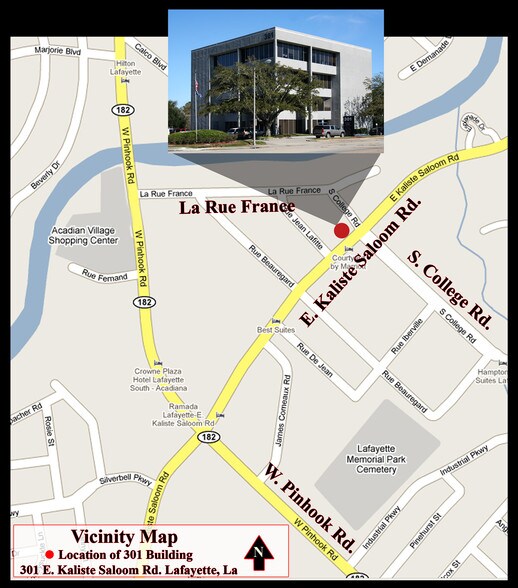 301 Kaliste Saloom Rd, Lafayette, LA à louer - Photo de l’immeuble – Image 3 sur 16