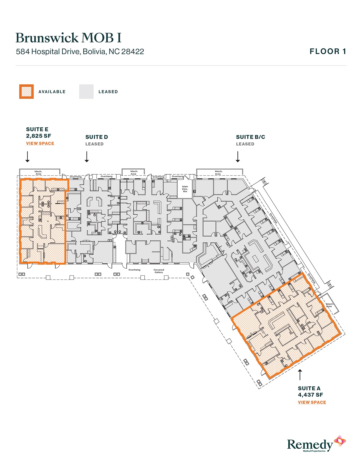 584 Hospital Dr NE, Bolivia, NC à louer Plan d’étage– Image 1 sur 1