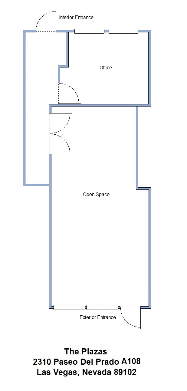 2310 Paseo Del Prado, Las Vegas, NV à louer Plan d’étage– Image 1 sur 1