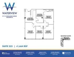 2111 E Highland Ave, Phoenix, AZ à louer Plan d’étage– Image 1 sur 1