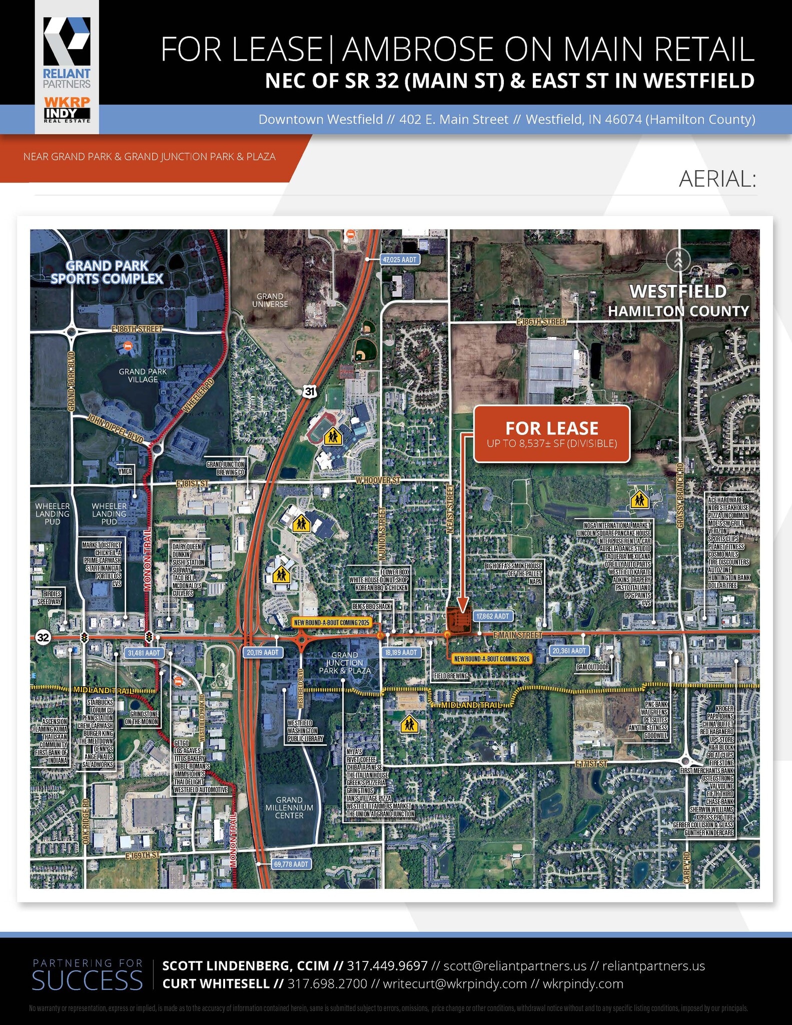 402 E. Main Street, Westfield, IN à louer Photo de l’immeuble– Image 1 sur 2