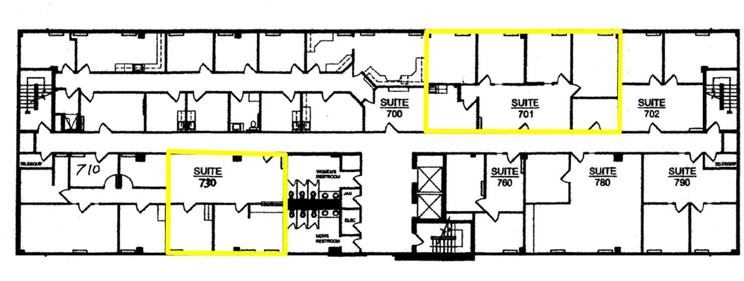 1780 S Bellaire St, Denver, CO à louer Plan d’étage– Image 1 sur 1