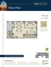 509 Olive Way, Seattle, WA à louer Plan d’étage– Image 2 sur 2