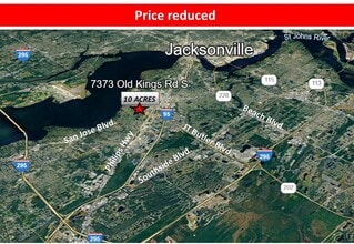 7373 Old Kings Rd, Jacksonville, FL - VUE AÉRIENNE  vue de carte