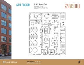 225 W Ohio St, Chicago, IL à louer Plan d’étage– Image 2 sur 2