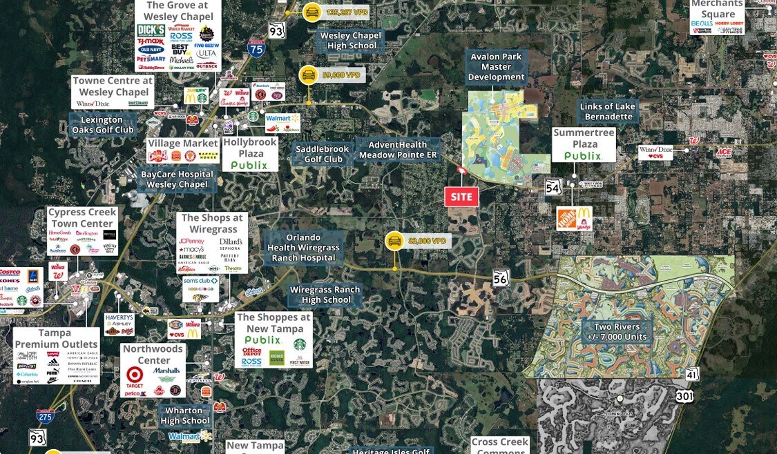 SR & 54 River Glen Blvd, Wesley Chapel, FL à louer Photo de l’immeuble– Image 1 sur 5