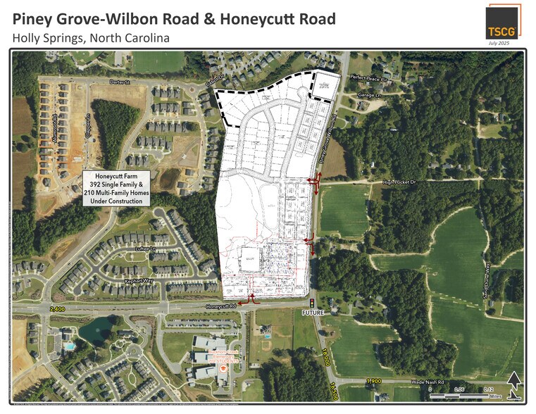 1100 Piney Grove Wilbon Rd, Holly Springs, NC à louer - Photo de l’immeuble – Image 2 sur 3