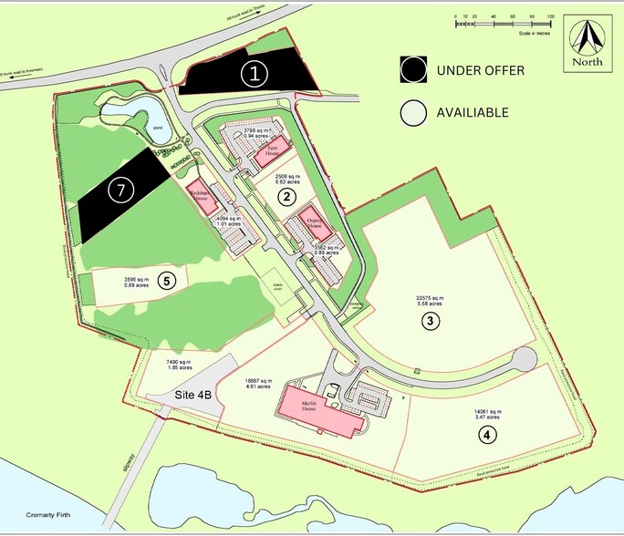 5 Sites, Alness à vendre - Plan de site – Image 3 sur 3