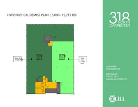 318 N Carpenter St, Chicago, IL à louer Plan d’étage– Image 1 sur 2