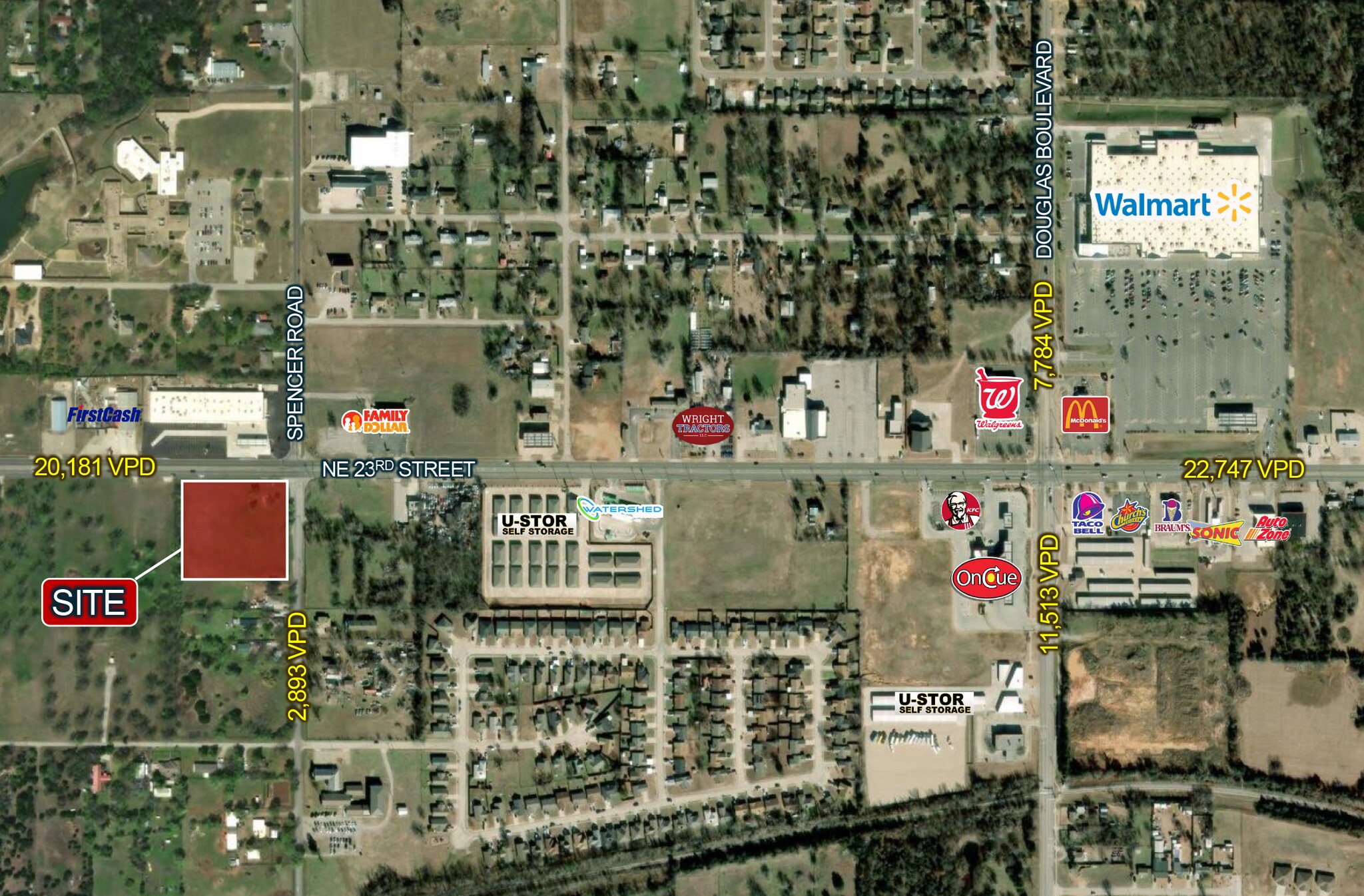 8400 23rd st, Oklahoma City, OK à vendre Aérien– Image 1 sur 2