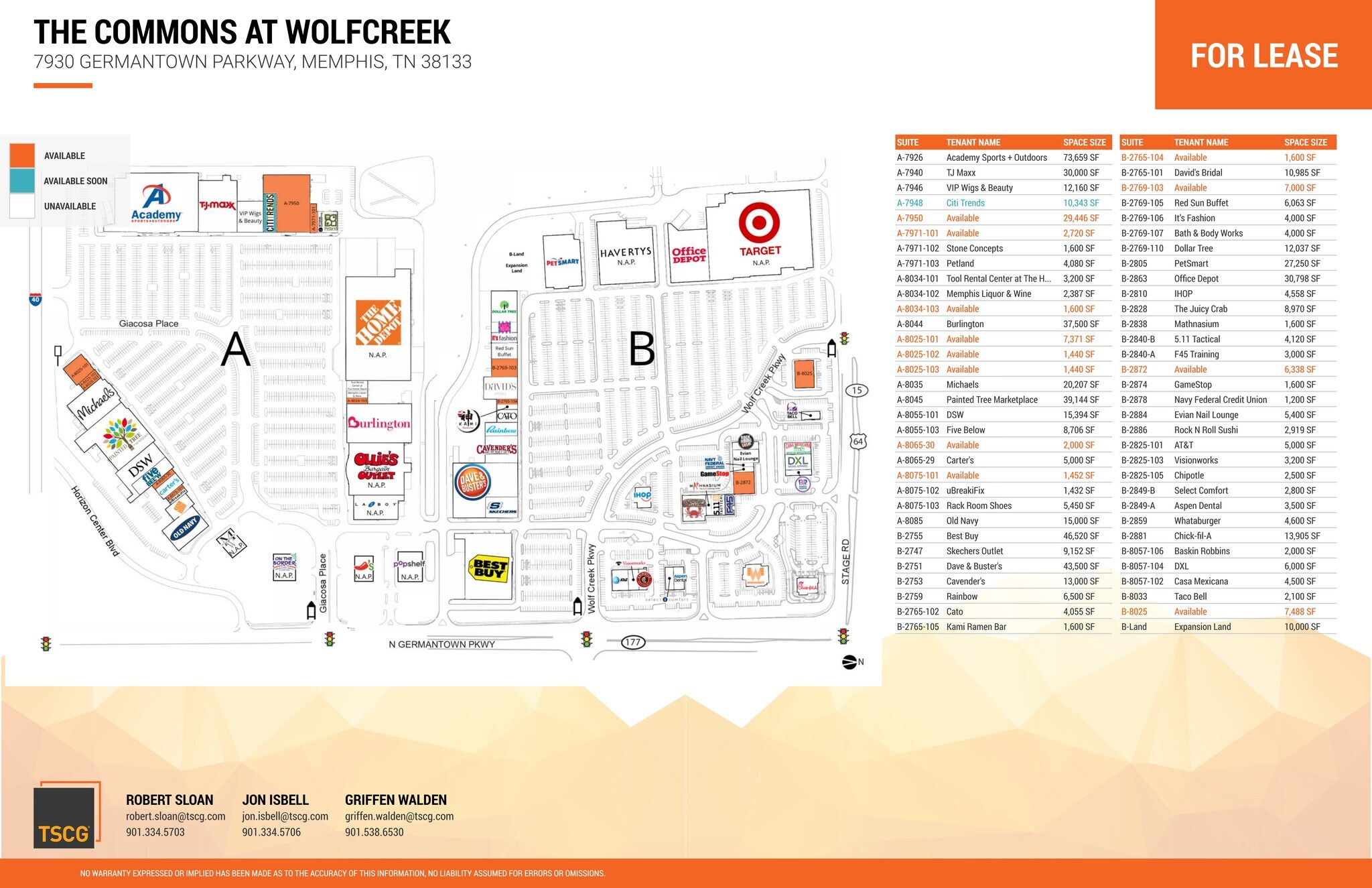 8010 Giacosa Pl, Memphis, TN à louer Plan de site– Image 1 sur 8