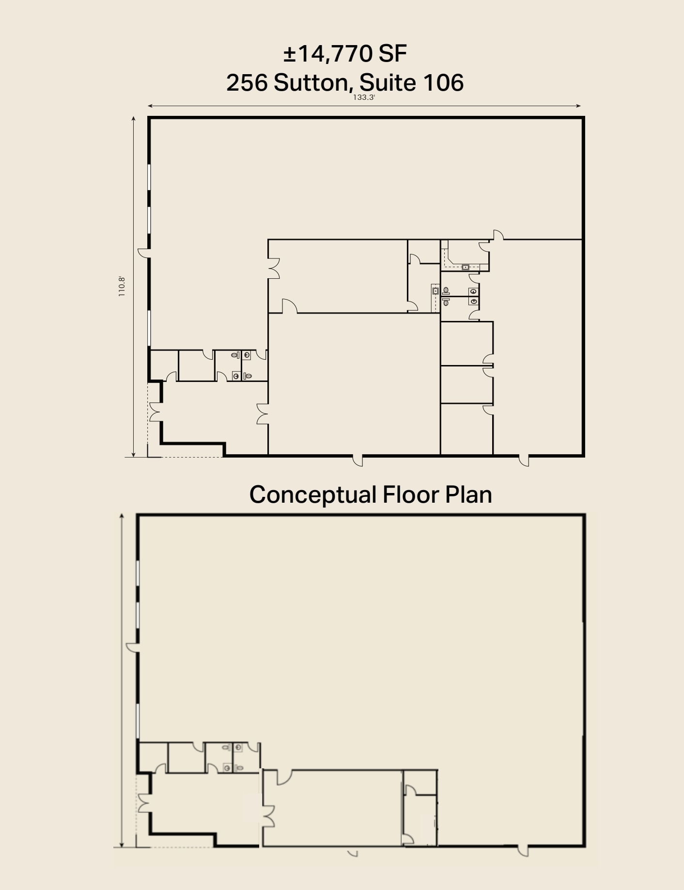 256 Sutton Pl, Santa Rosa, CA à louer Plan d’étage– Image 1 sur 1