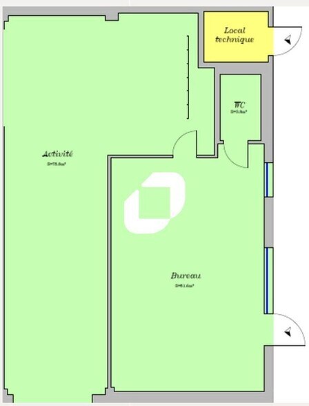Rue Flora Tristan, Strasbourg à louer - Plan d’étage – Image 3 sur 3