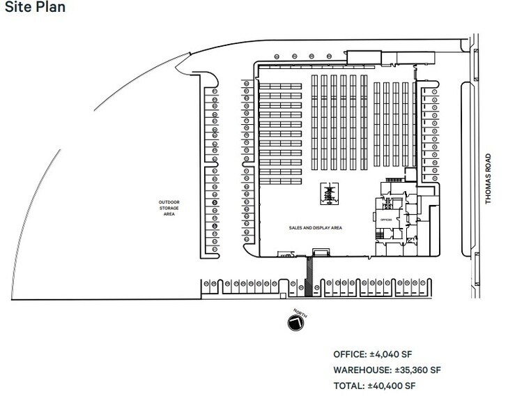 3550 Thomas Rd, Santa Clara, CA à louer - Plan de site – Image 2 sur 5