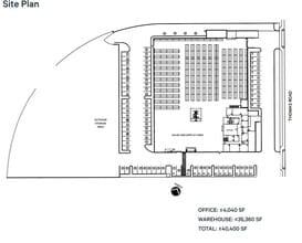 3550 Thomas Rd, Santa Clara, CA à louer Plan de site– Image 2 sur 2