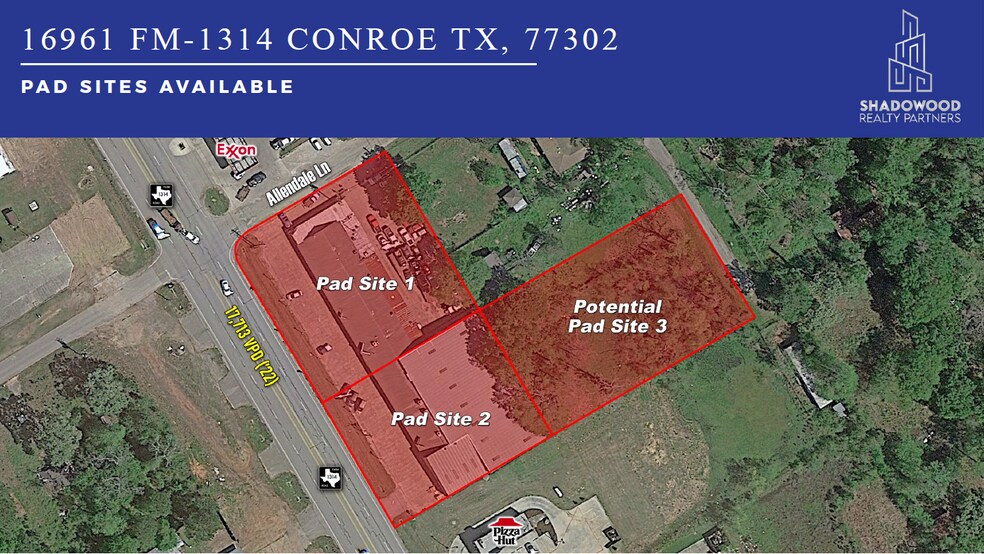 16961 FM 1314, Conroe, TX à louer - Plan de site – Image 2 sur 5