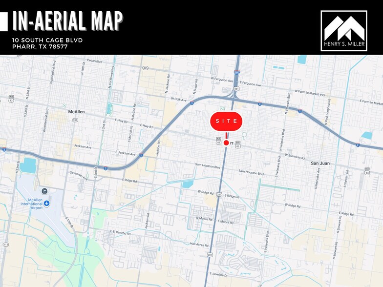 10 S Cage Blvd, Pharr, TX à louer - Aérien – Image 2 sur 3