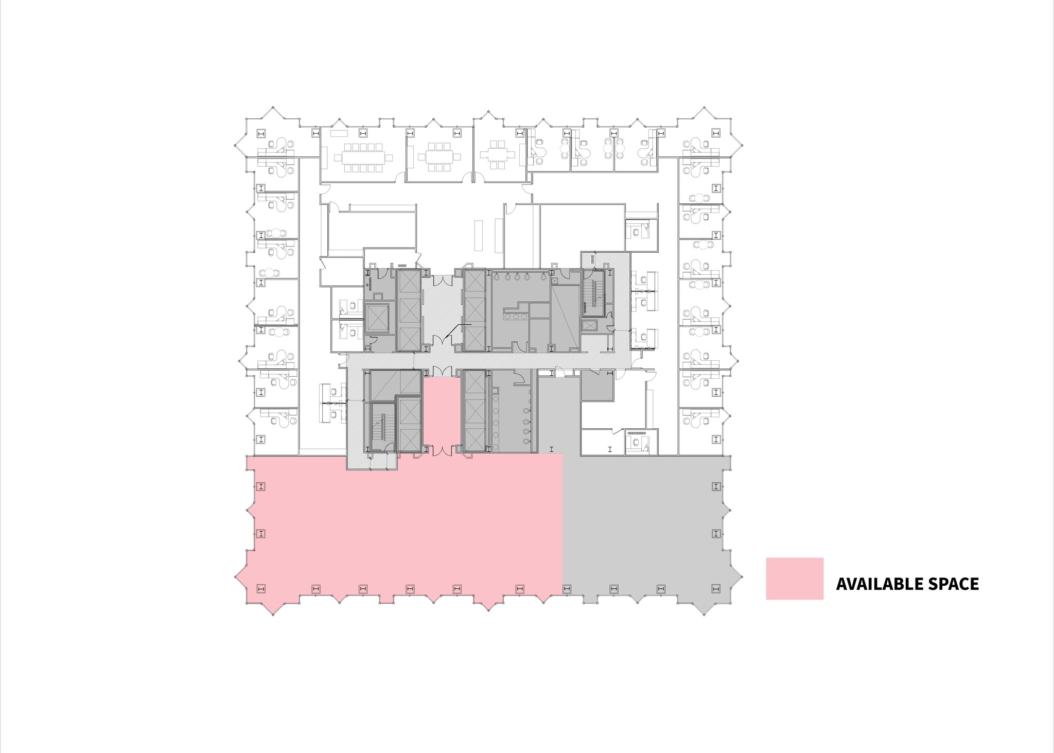 1 PPG Pl, Pittsburgh, PA à louer Plan d’étage– Image 1 sur 1