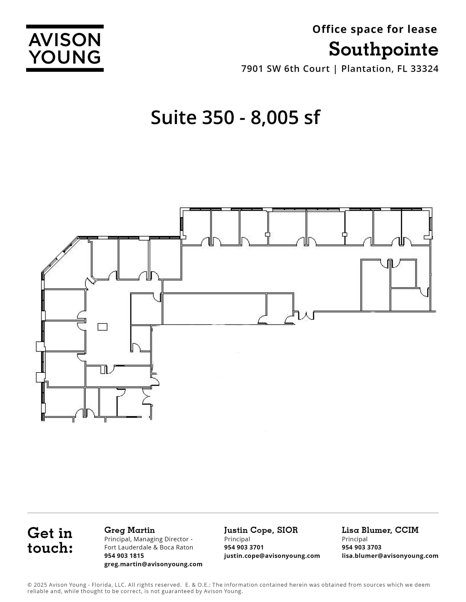 7901 SW 6th Ct, Plantation, FL à louer Plan d’étage– Image 1 sur 1
