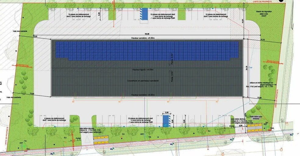Local d’activités dans La Rue-Saint-Pierre à louer - Plan d’étage – Image 2 sur 3