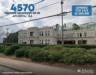 Plus de détails pour 4570 Ashford Dunwoody Rd NE, Atlanta, GA - Local commercial à vendre