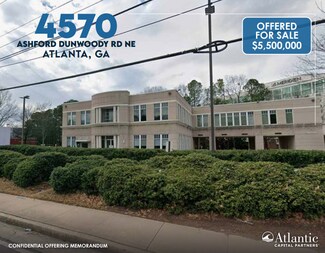 Plus de détails pour 4570 Ashford Dunwoody Rd NE, Atlanta, GA - Local commercial à vendre