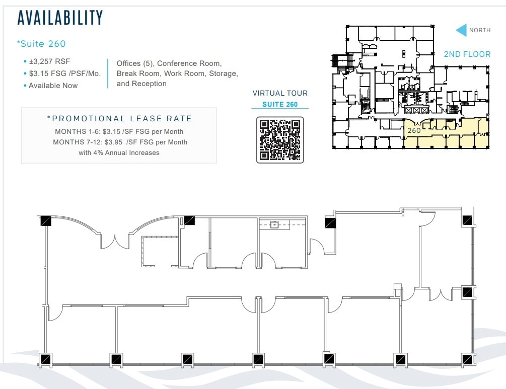 7979 Ivanhoe Ave, La Jolla, CA à louer Plan d’étage– Image 1 sur 1